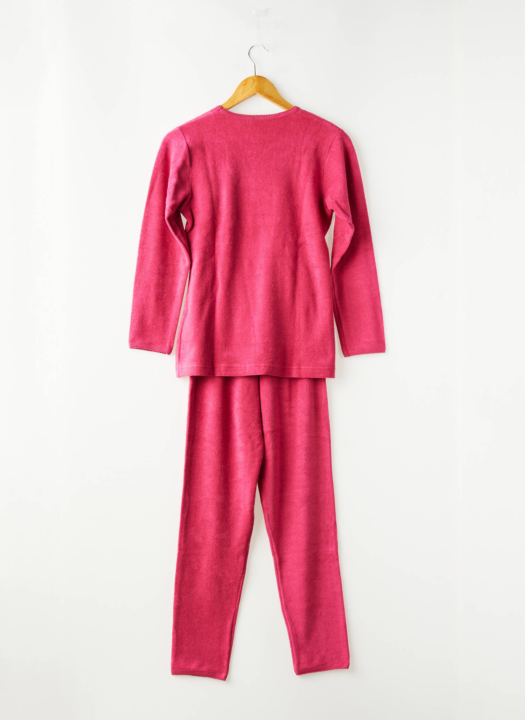 Pižama apvalus kaklas rožinė PETIT BATEAU mergina