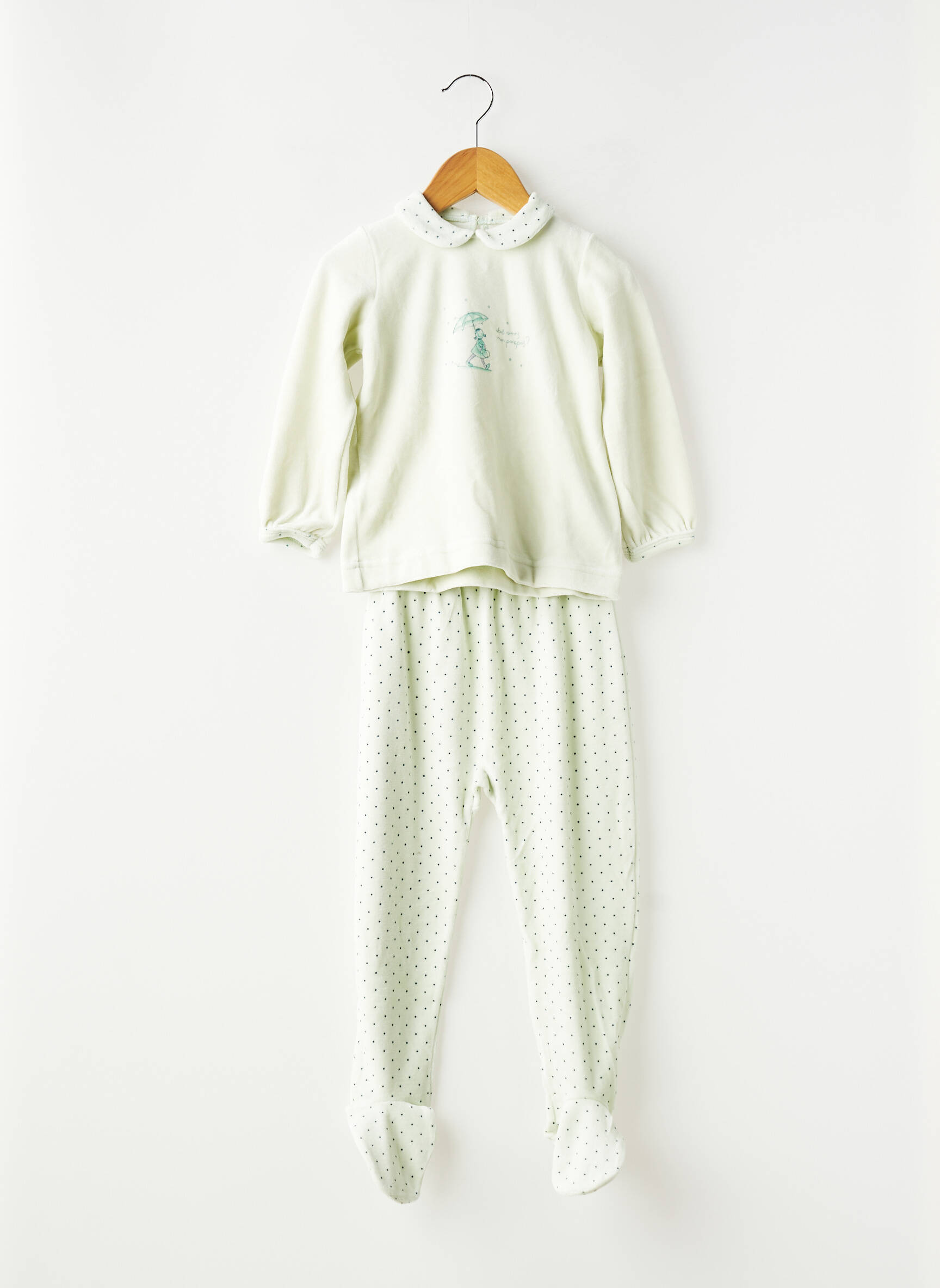Pižama fantazijos raštas žalias PETIT BATEAU mergina