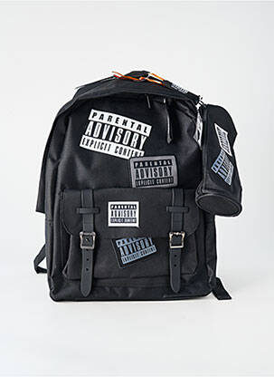 Kuprinė sietspausdinimas juodas PARENTAL ADVISORY berniukas
