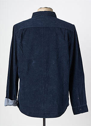 Ilgomis rankovėmis marškinys mygtukiniai rankogaliai mėlyna TBS vyras
