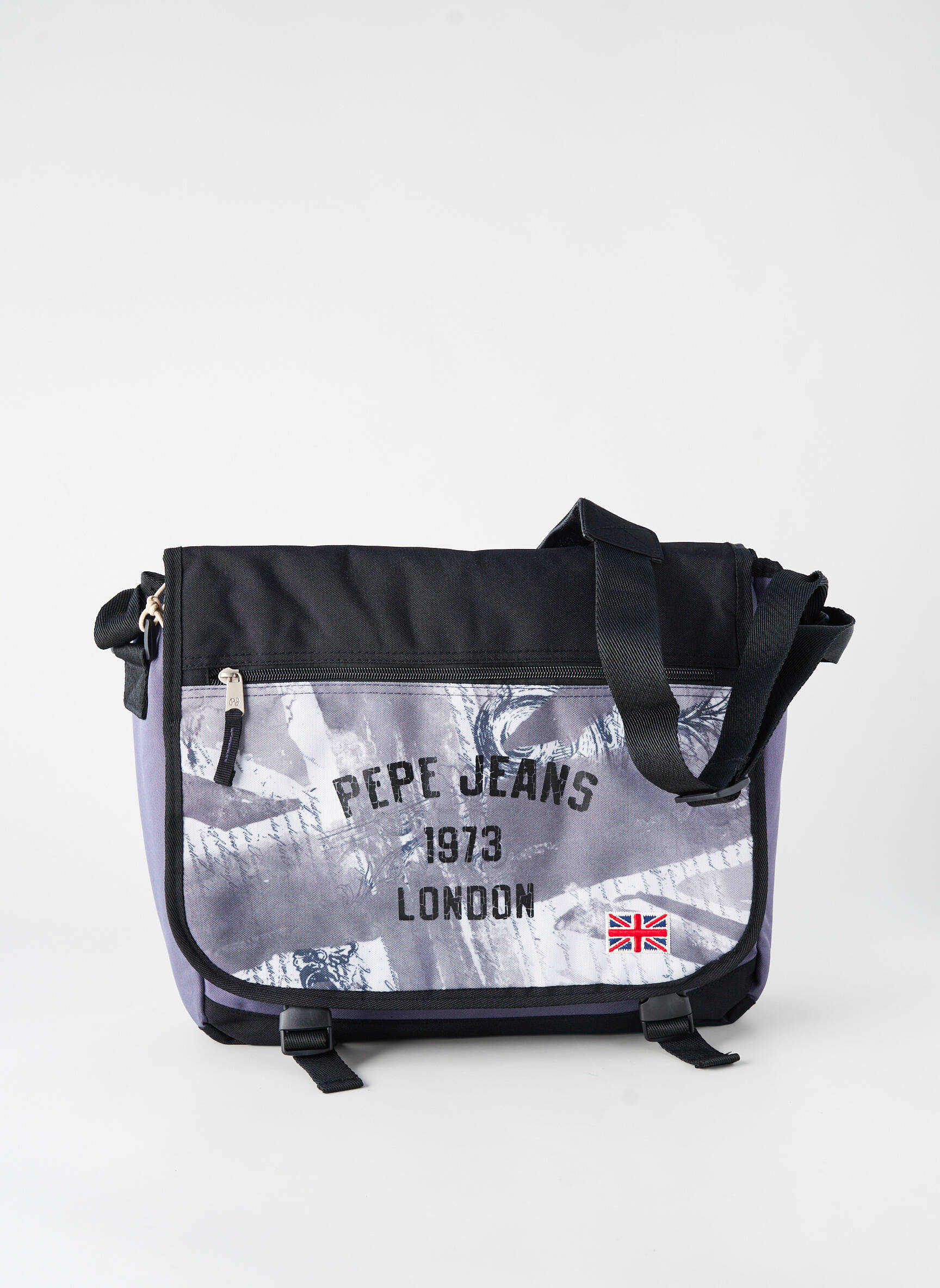 Krepšys daug kišenių krepšio forma pilka PEPE JEANS moteris