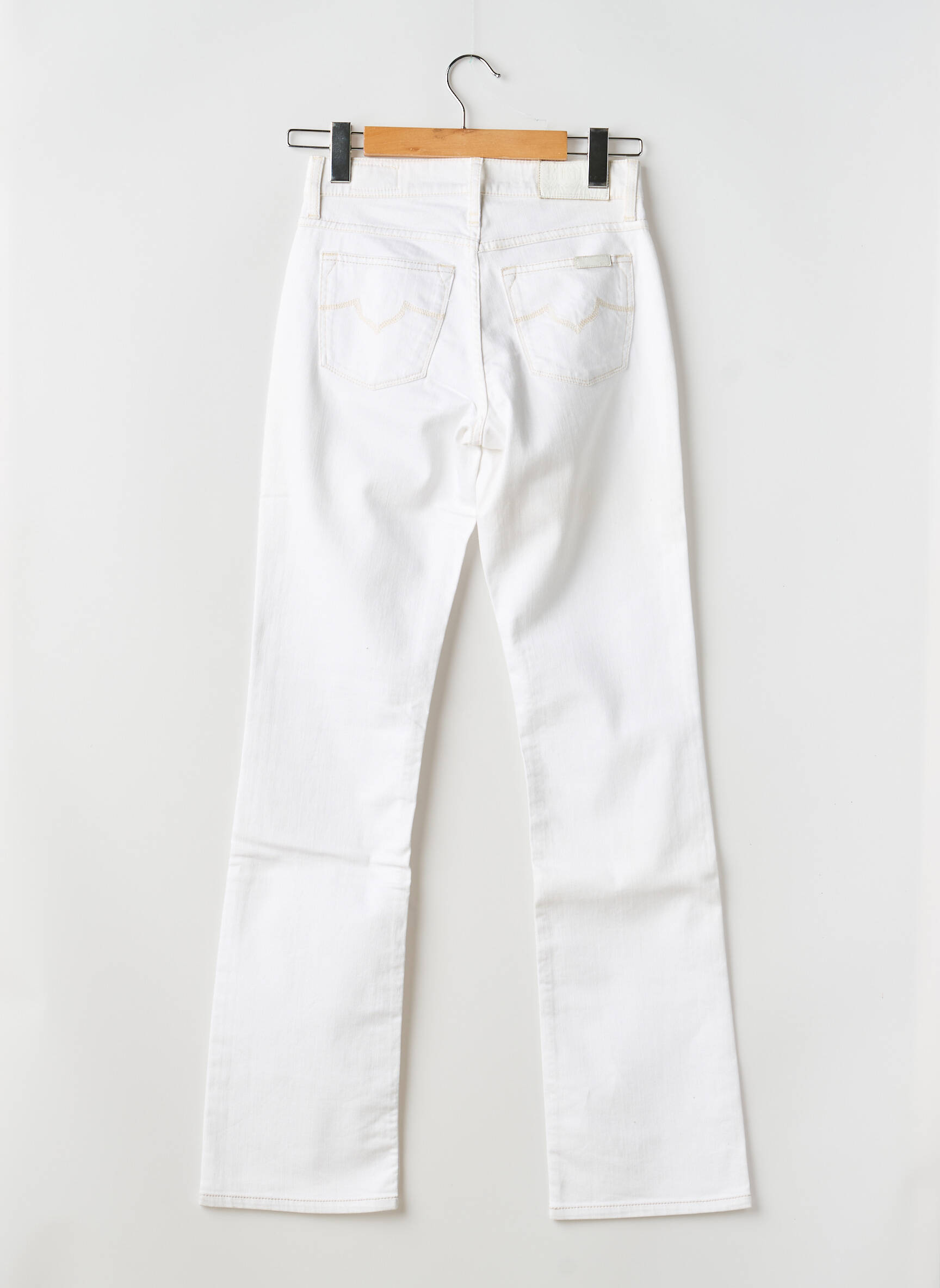 Bootcut džinsai aukšta talija aukšta talija baltas MUSTANG moteris