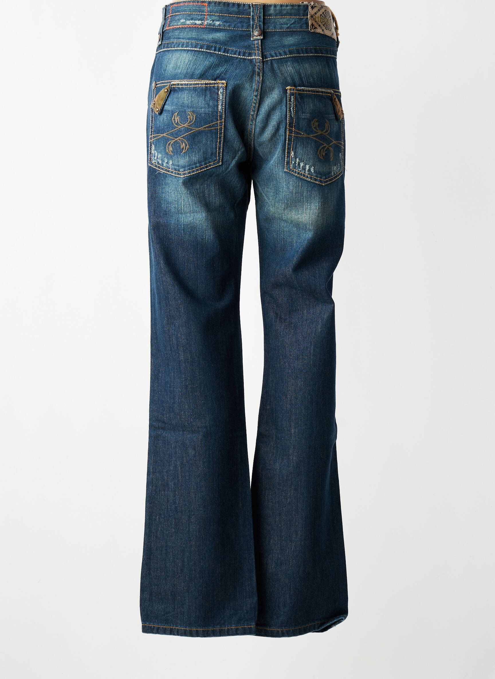 Bootcut džinsai normala dydis normala dydis mėlyna CHEYENNE moteris
