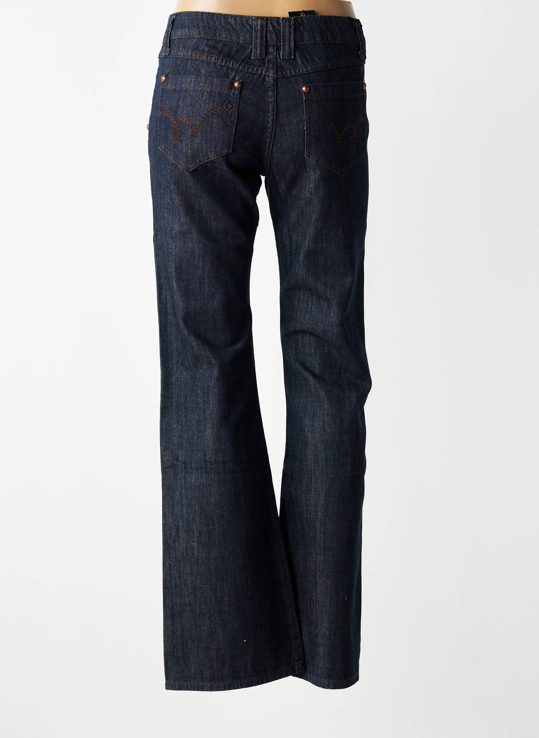 Bootcut džinsai tamprumas maža dydžio mėlyna CARLOPIK moteris