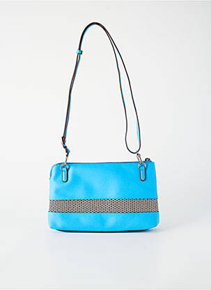 Krepšys užtrauktukas uždarymas stačiakampė forma mėlyna PATRICK BLANC moteris