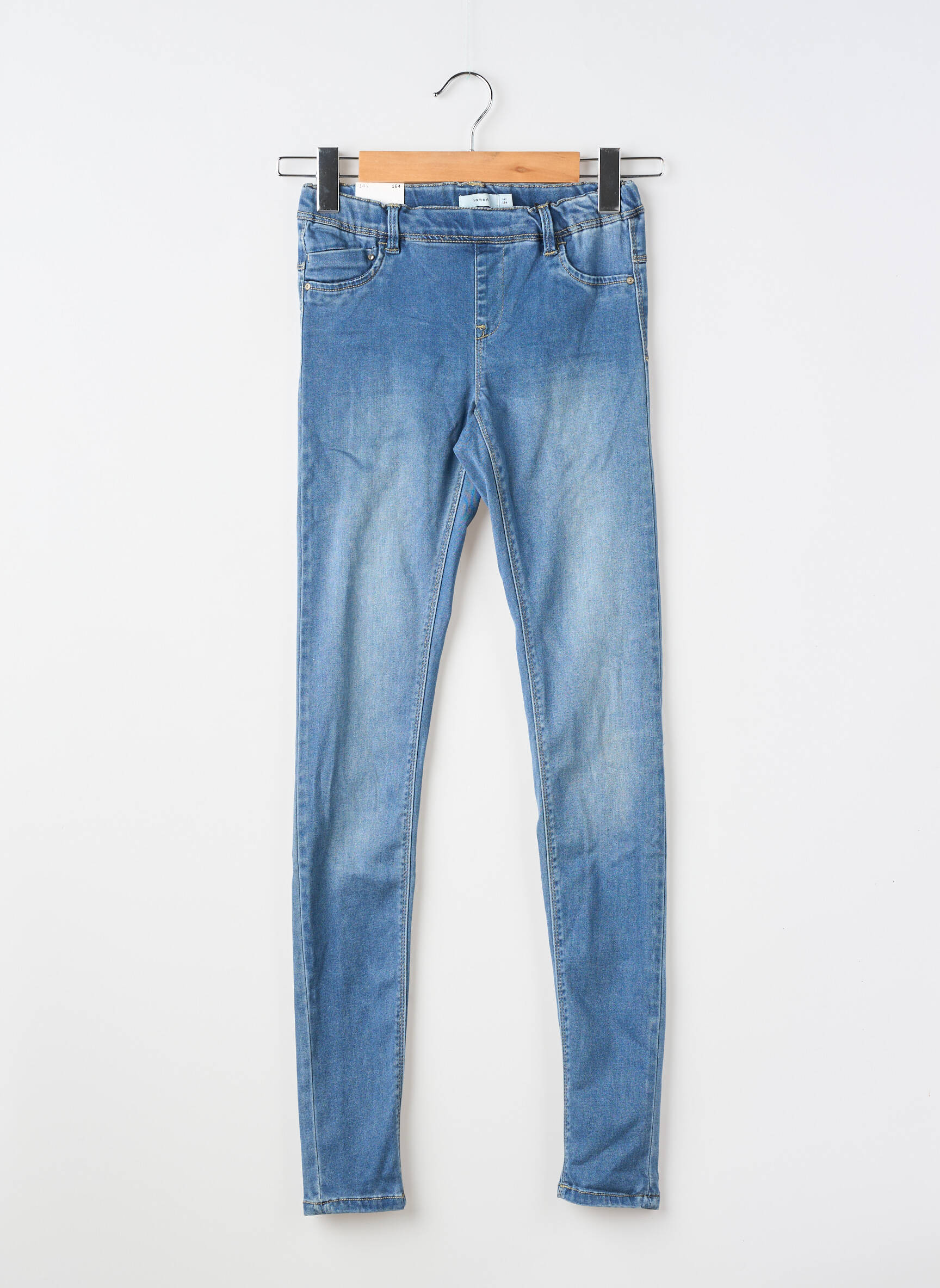 Jegging denimo audinys reguliuojamo dydžio mėlyna NAME IT mergina