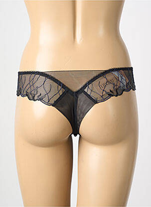Tanga satino efektas juodas LISE CHARMEL moteris