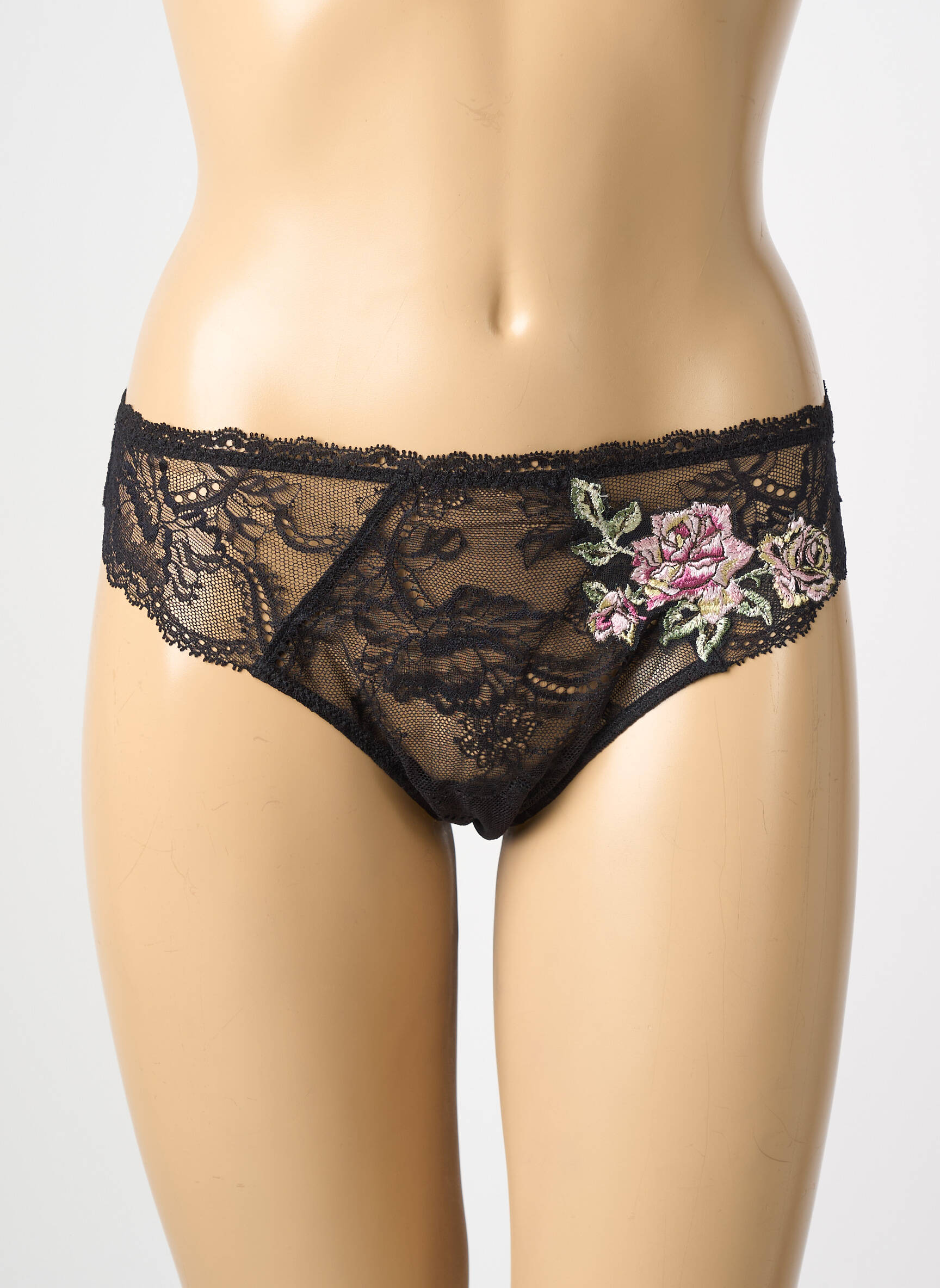 Tanga tamprumas juodas LISE CHARMEL moteris