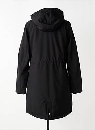 Pūkinė striukė kišenės su gobtuvu juodas RAGWEAR moteris