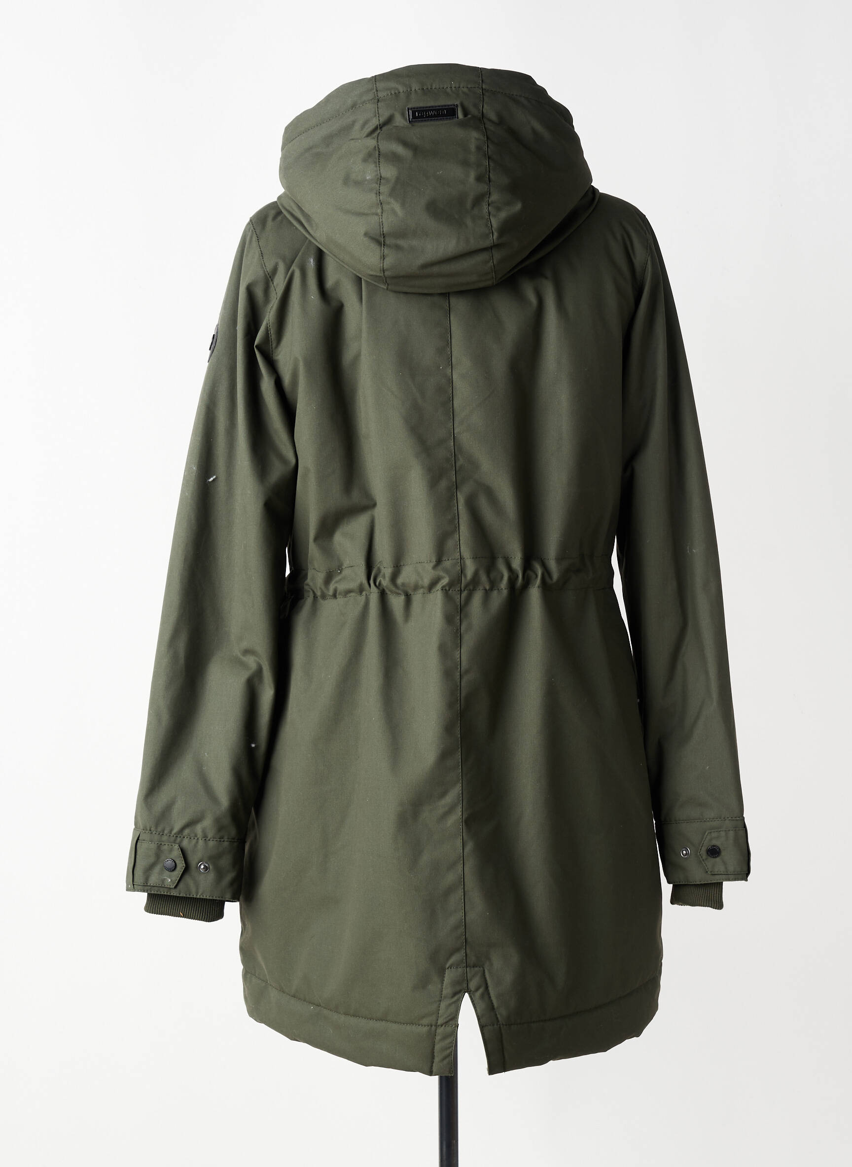 Parka ilgos rankovės su gobtuvu žalias RAGWEAR moteris