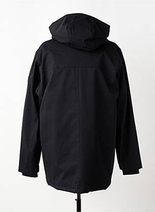 Parka bordo apdailos rankogaliai su gobtuvu juodas RAGWEAR vyras