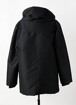 Parka bordo apdailos rankogaliai su gobtuvu juodas RAGWEAR vyras