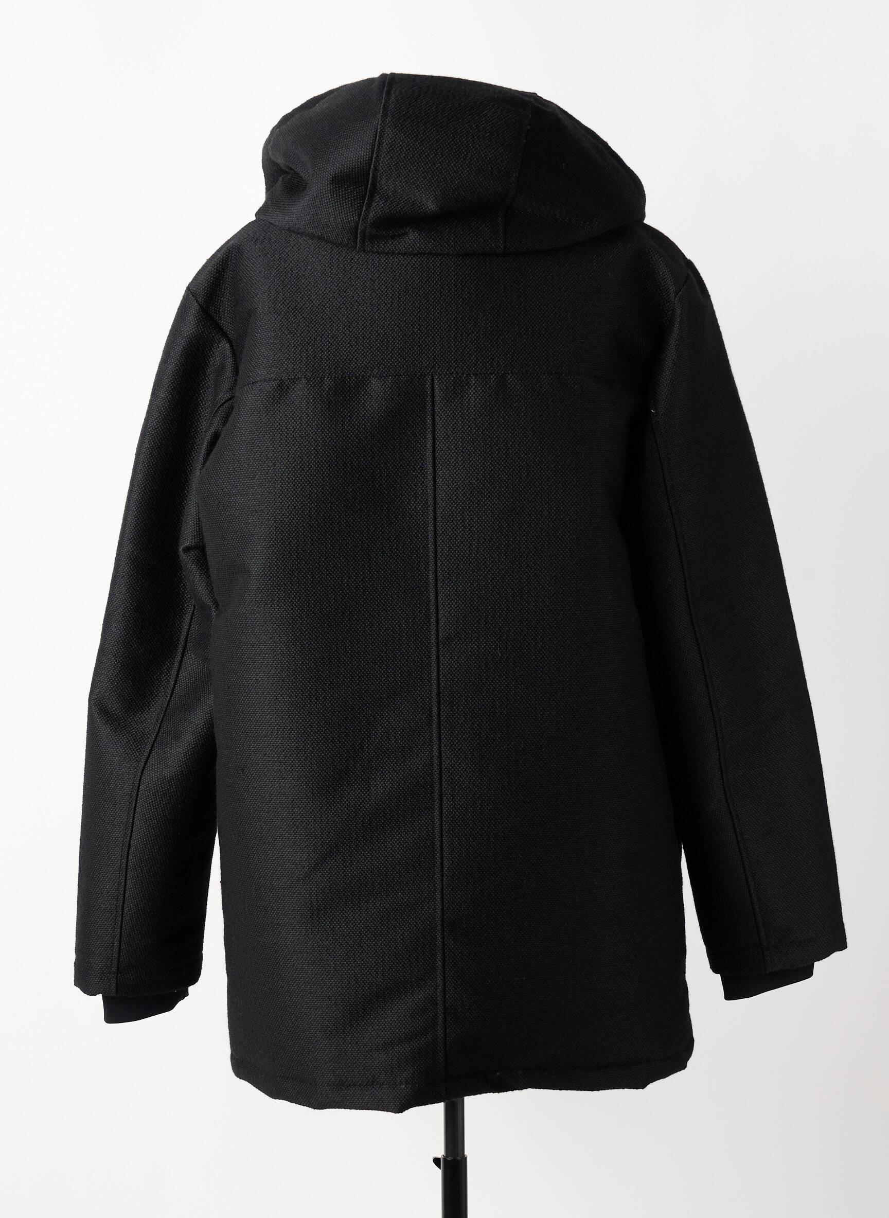 Parka bordo apdailos rankogaliai su gobtuvu juodas RAGWEAR vyras