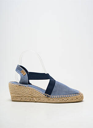 Espadrilės apvalus mygtukas kulnas nuo 7 iki 9 cm mėlyna TONI PONS moteris
