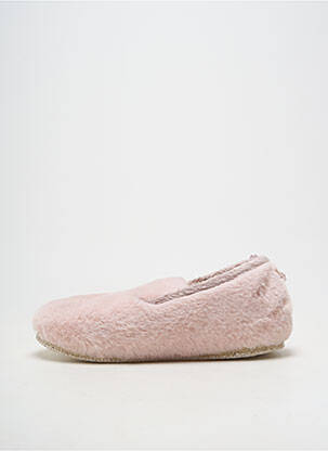Bateliai/pantofliai apvalus mygtukas plokščias kulnas iki 3 cm rožinė CHAUSSE MOUTON moteris
