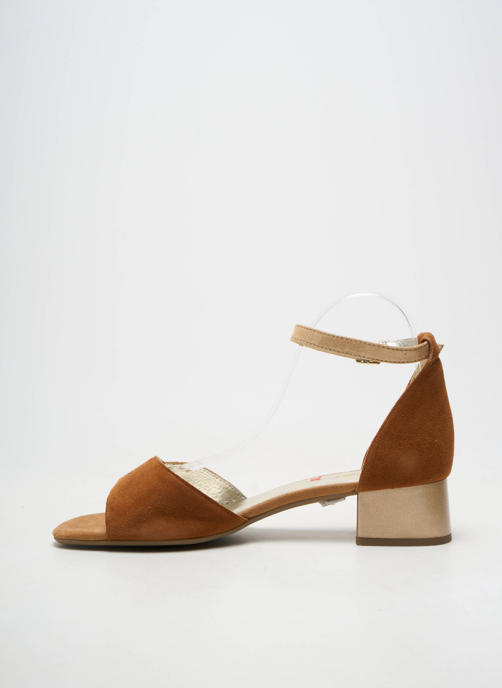 Sandalai/nu pėdos užsegimas kilpa(s) kulnas nuo 4 iki 6 cm rudas SWEET moteris