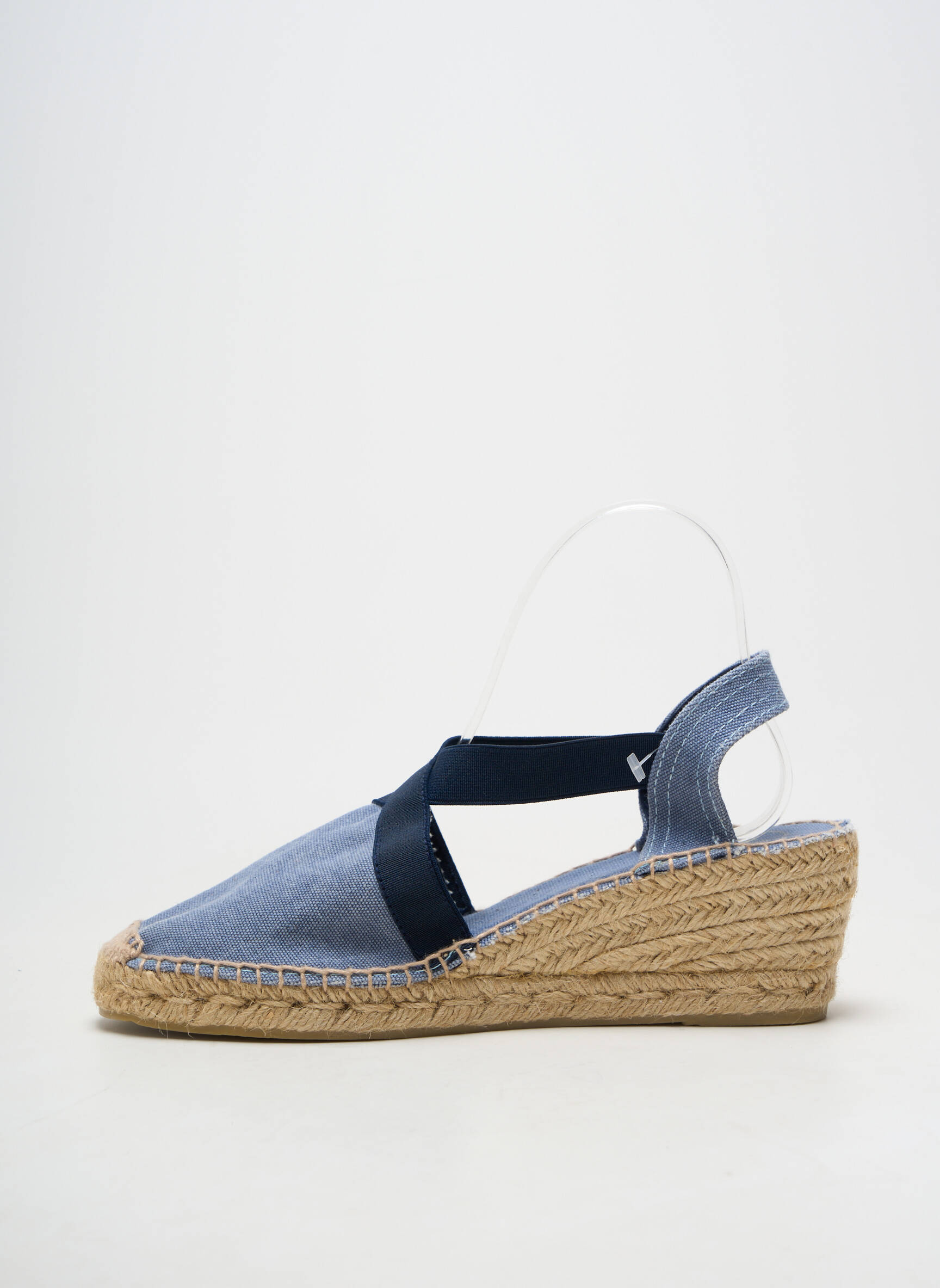 Espadrilės apvalus mygtukas kulnas nuo 7 iki 9 cm mėlyna TONI PONS moteris