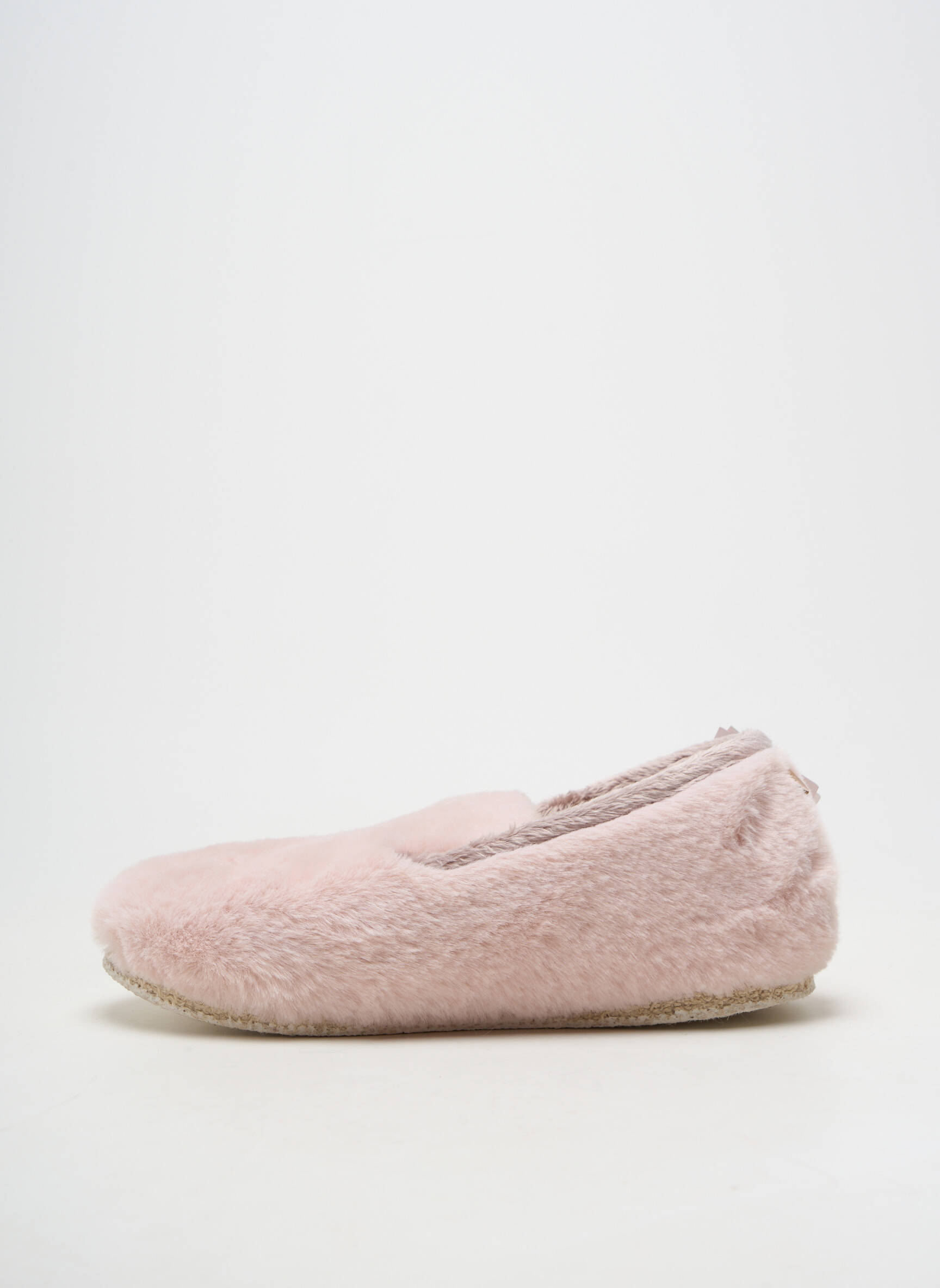 Bateliai/pantofliai apvalus mygtukas plokščias kulnas iki 3 cm rožinė CHAUSSE MOUTON moteris