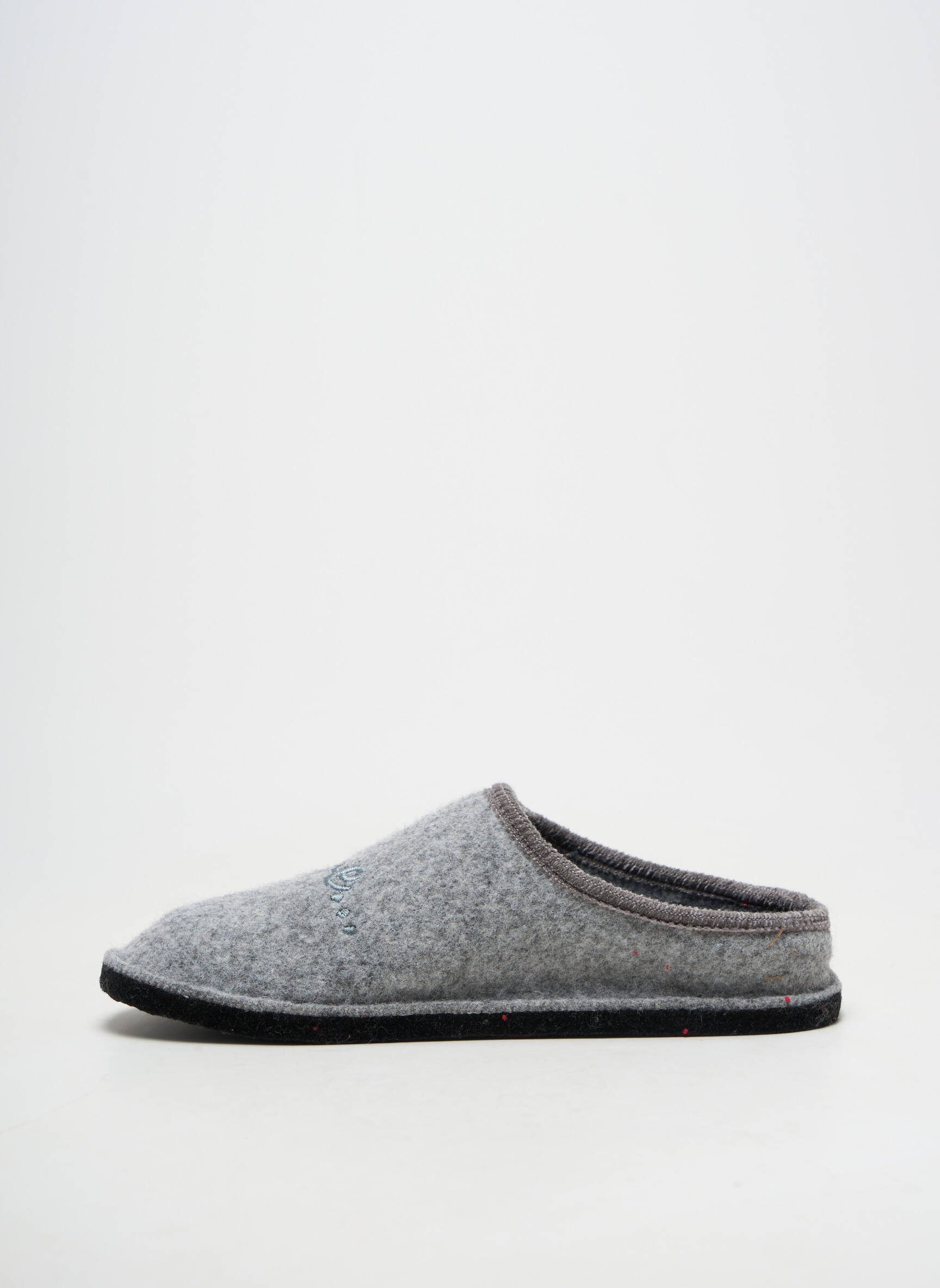 Bateliai/pantofliai apvalus mygtukas plokščias kulnas iki 3 cm pilka CHAUSSE MOUTON moteris