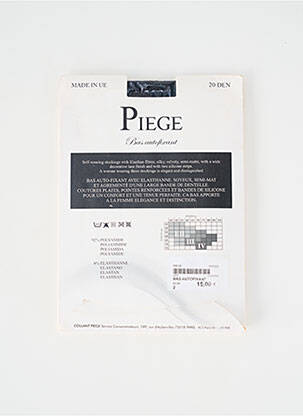 Bas tamprumas juodas PIEGE moteris