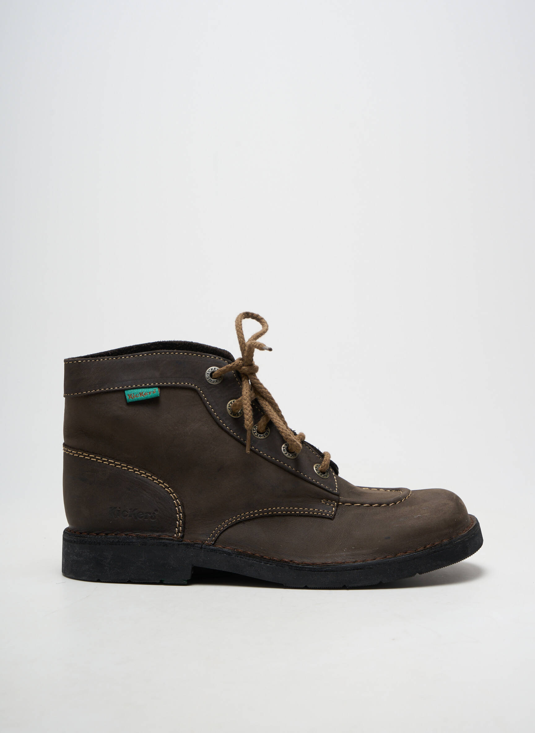 Batai/botai žemas kulnas plokščias kulnas iki 3 cm rudas KICKERS moteris