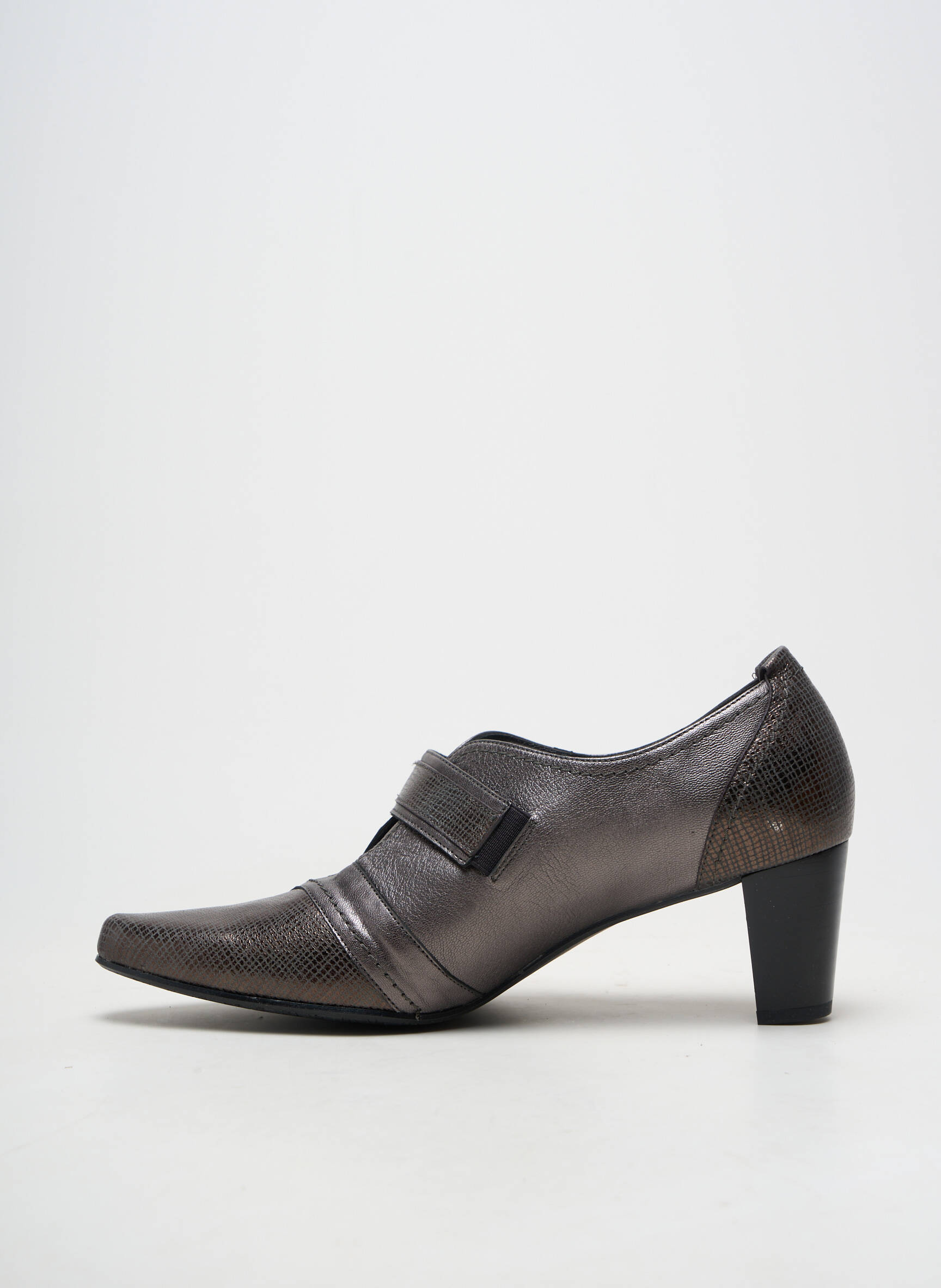 Aukštakulniai lygus medžiaga kulnas nuo 4 iki 6 cm pilka ARTIKA SOFT moteris