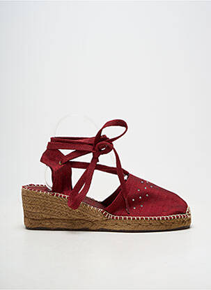 Espadrilės šnervių uždarymas kulnas nuo 4 iki 6 cm raudona TONI PONS moteris