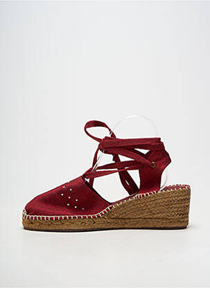 Espadrilės šnervių uždarymas kulnas nuo 4 iki 6 cm raudona TONI PONS moteris