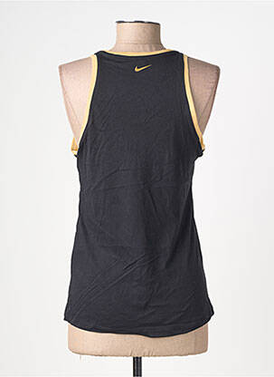 Marškiniai be rankovių sietspausdinimas be rankų juodas NIKE moteris