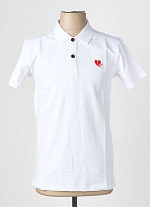 Polo jersey audinys trumpas rankovės baltas PROJECT X vyras