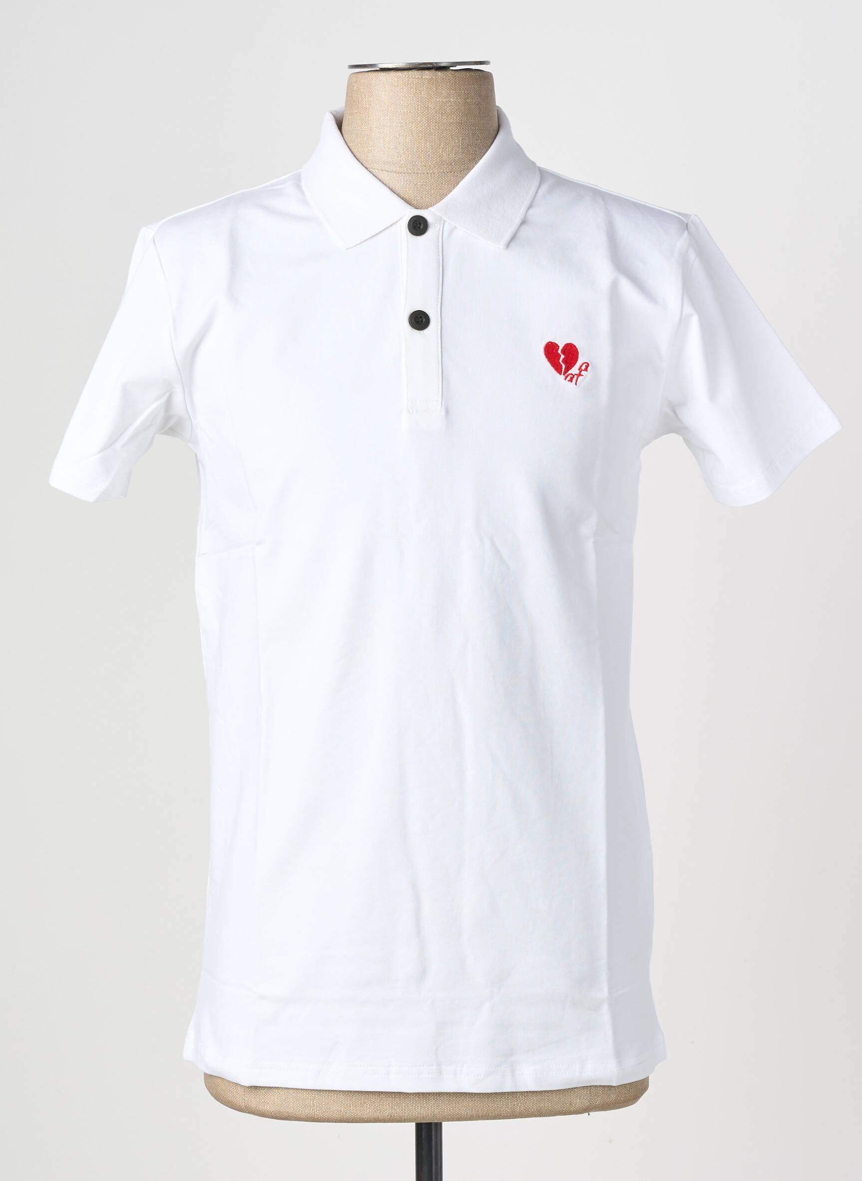 Polo jersey audinys trumpas rankovės baltas PROJECT X vyras
