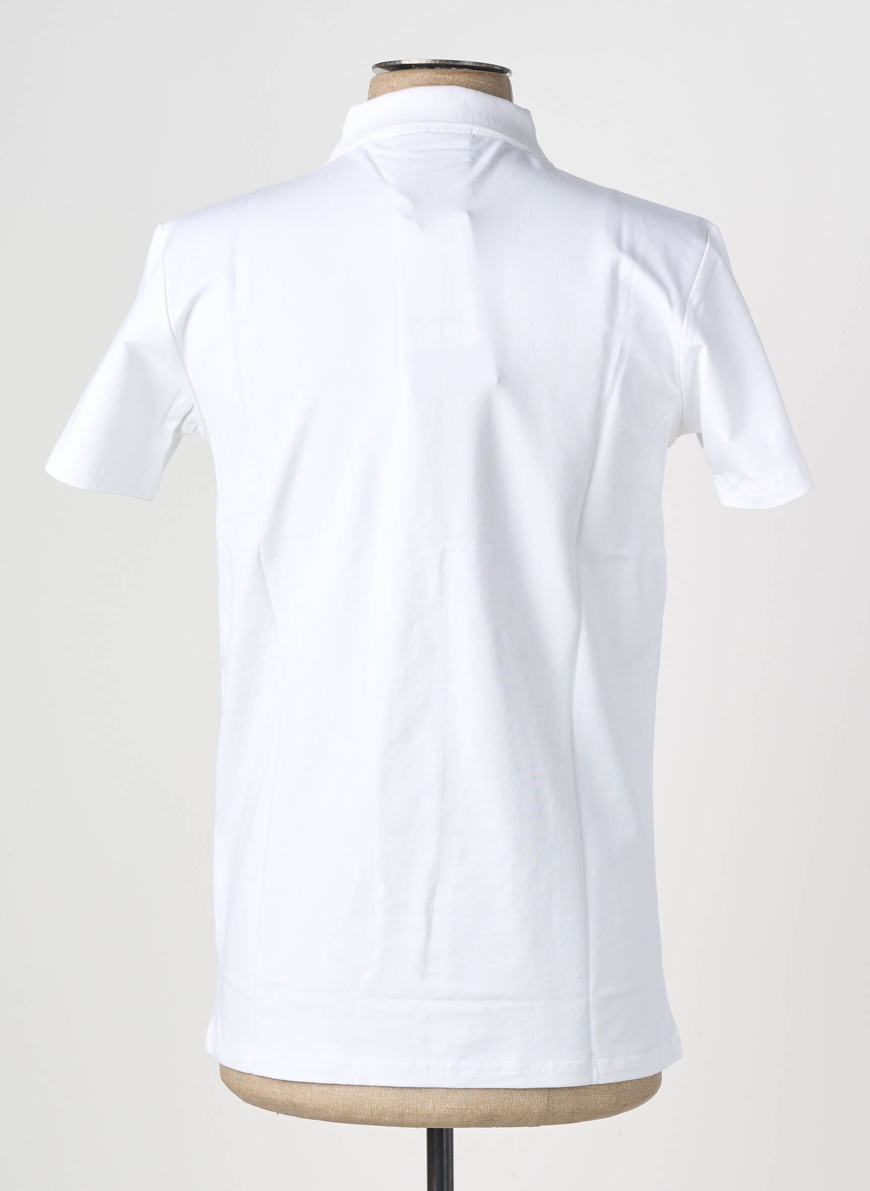 Polo jersey audinys trumpas rankovės baltas PROJECT X vyras