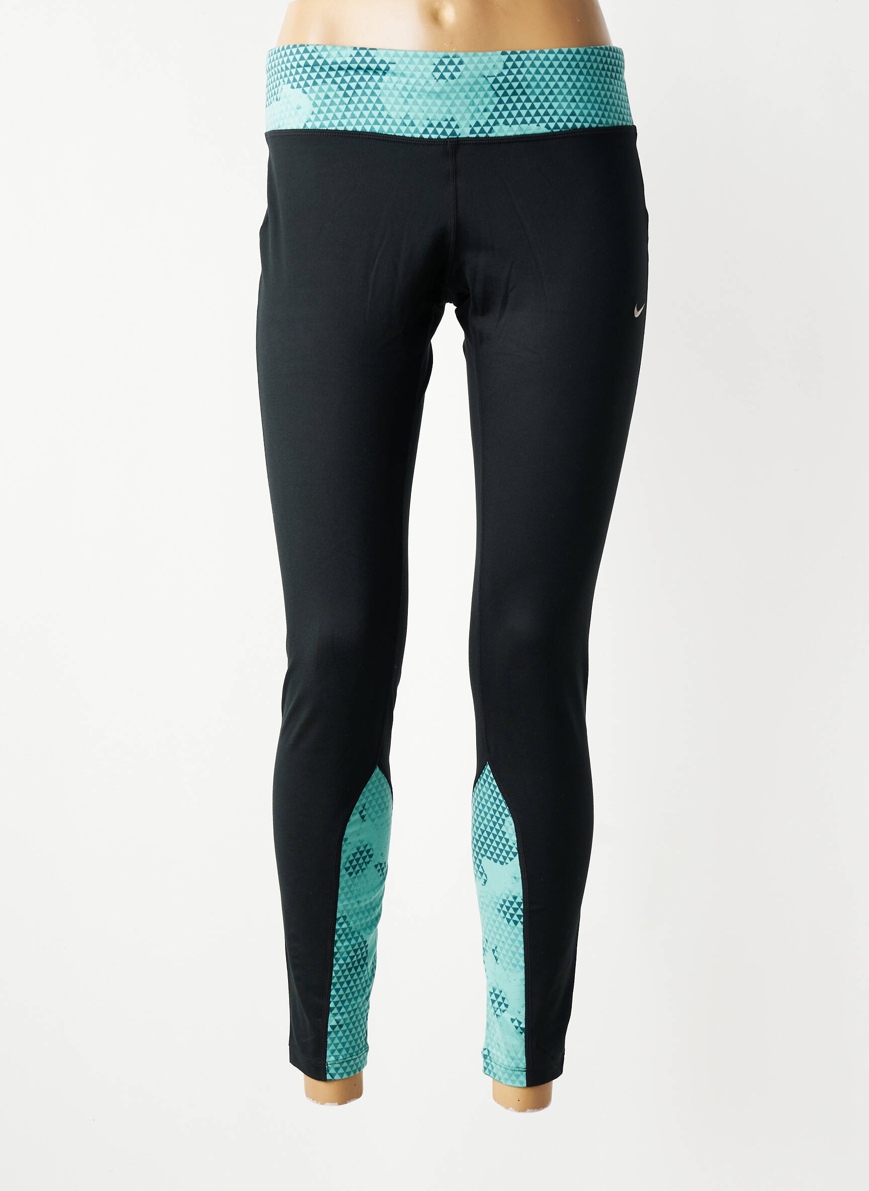 Legingas jersey audinys normala dydis juodas NIKE moteris
