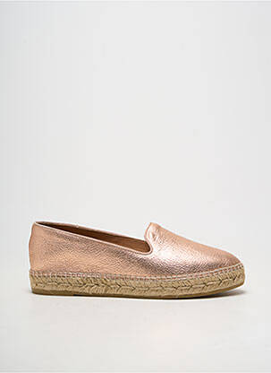 Espadrilės apvalus mygtukas plokščias kulnas iki 3 cm rožinė KANNA moteris