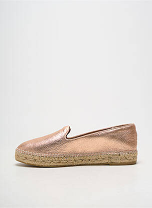 Espadrilės apvalus mygtukas plokščias kulnas iki 3 cm rožinė KANNA moteris