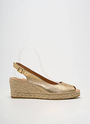 Espadrilės užsegimas kilpa(s) kulnas nuo 7 iki 9 cm auksas KANNA moteris