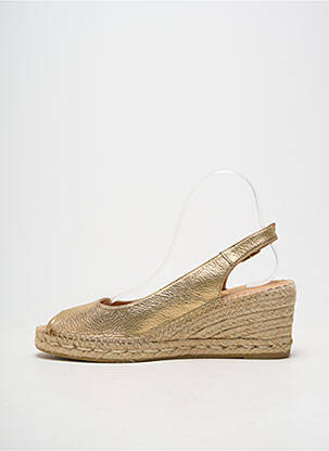 Espadrilės užsegimas kilpa(s) kulnas nuo 7 iki 9 cm auksas KANNA moteris