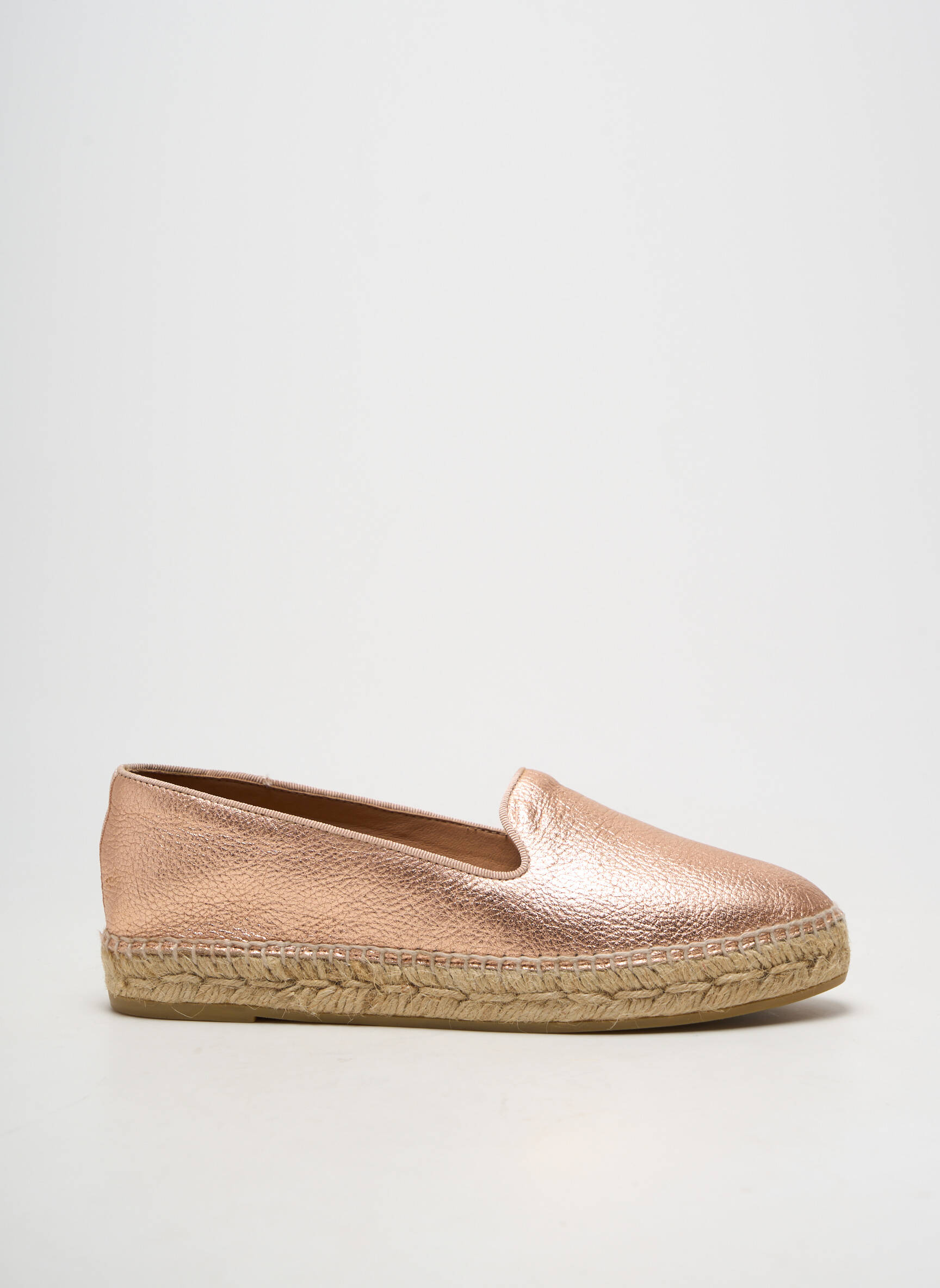 Espadrilės apvalus mygtukas plokščias kulnas iki 3 cm rožinė KANNA moteris