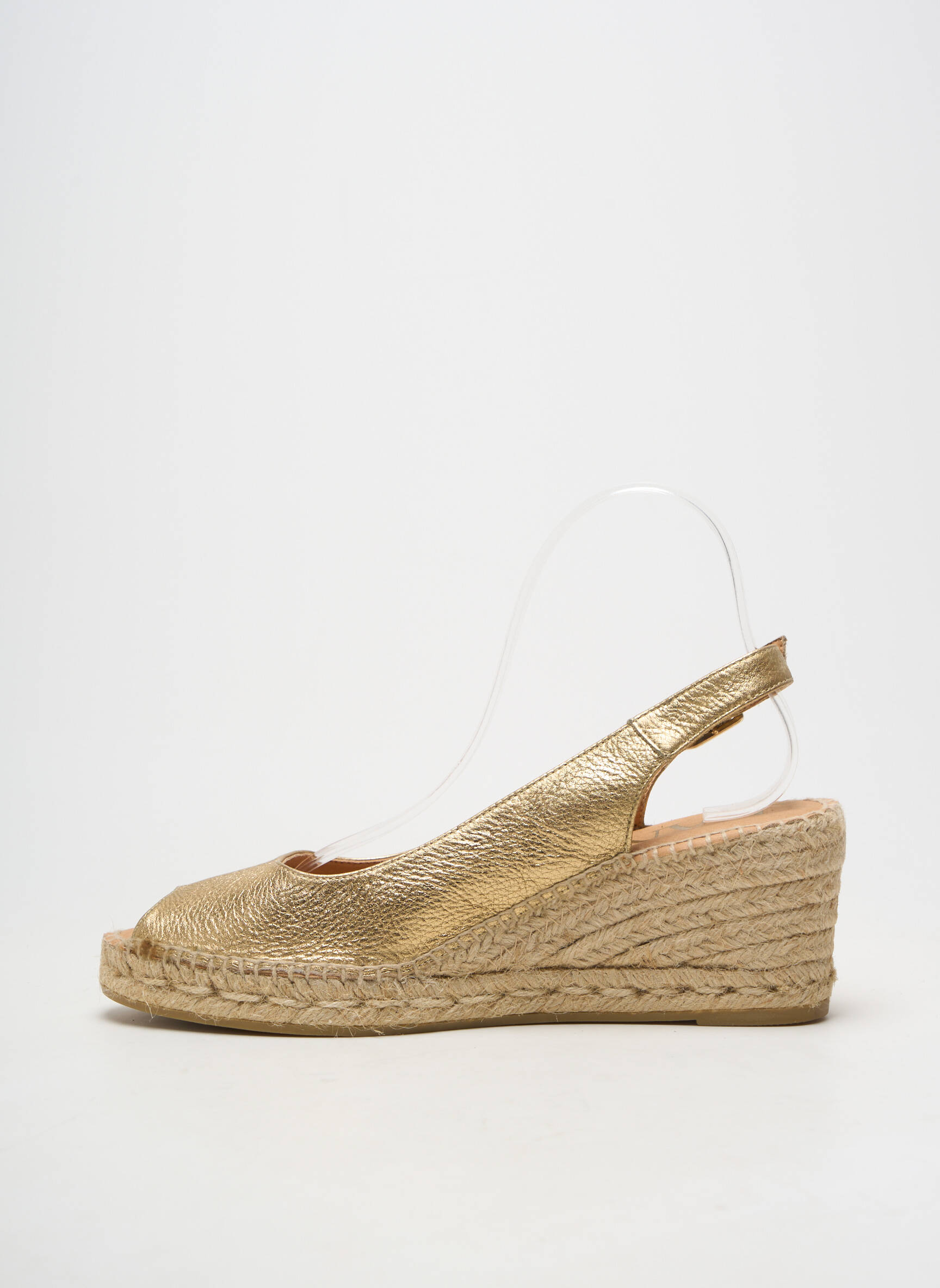 Espadrilės užsegimas kilpa(s) kulnas nuo 7 iki 9 cm auksas KANNA moteris
