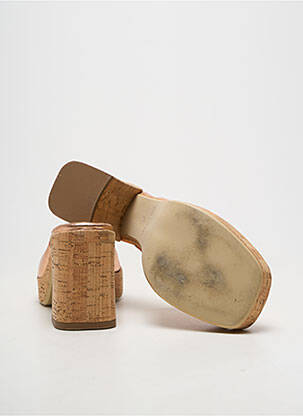 Mule/sabotai lygus medžiaga kulnas nuo 7 iki 9 cm rožinė MINKA DESIGN moteris