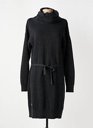 Megztinė suknelė apatinė dalis siaura ilgos rankovės pilka RAGWEAR moteris