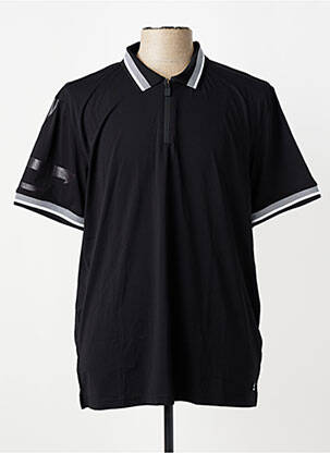Polo jersey audinys trumpas rankovės juodas LUHTA vyras