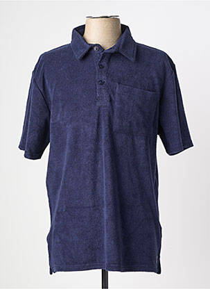 Polo jersey audinys trumpas rankovės mėlyna IRON AND RESIN vyras