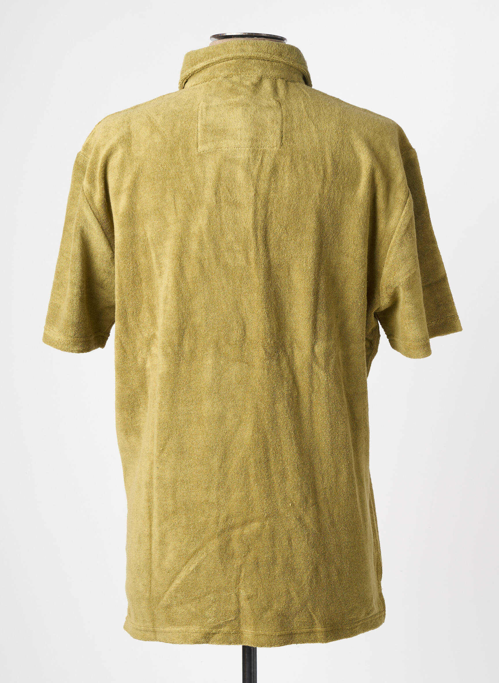 Polo jersey audinys trumpas rankovės žalias IRON AND RESIN vyras