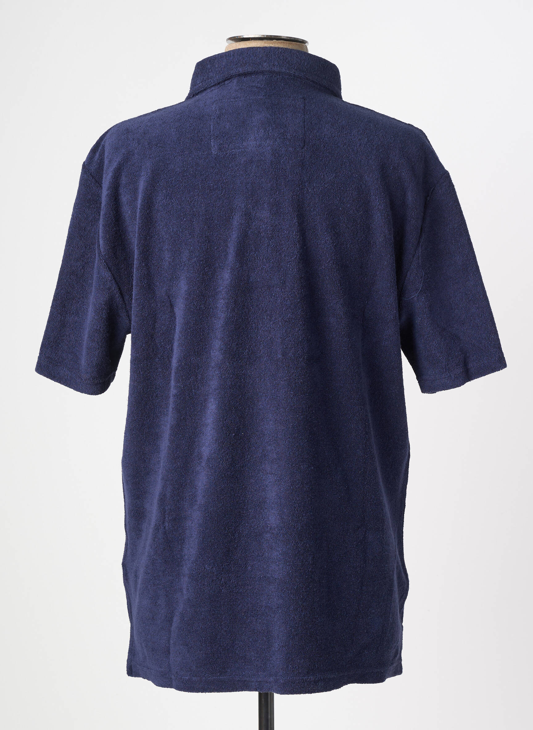 Polo jersey audinys trumpas rankovės mėlyna IRON AND RESIN vyras