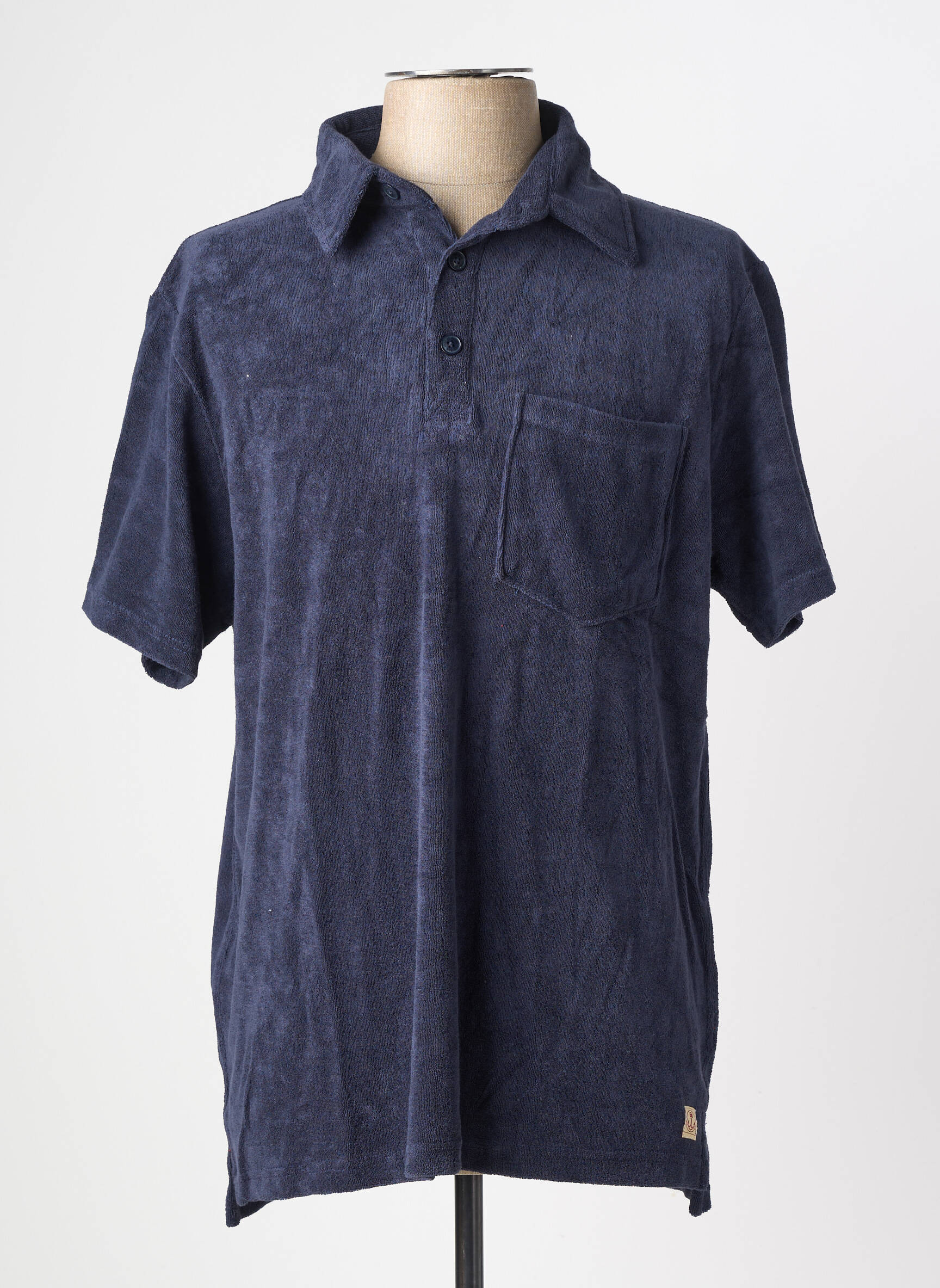 Polo jersey audinys trumpas rankovės tamsiai mėlyna IRON AND RESIN vyras