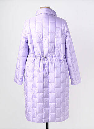 Pūkinė striukė ilgos rankovės be gobtuvų violetinis PREGIO COUTURE moteris