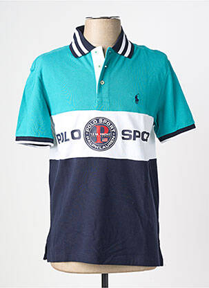 Polo tamprumas trumpas rankovės žalias RALPH LAUREN vyras