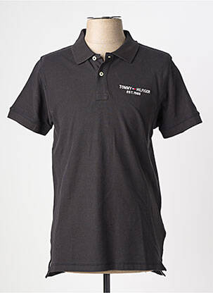 Polo tamprumas trumpas rankovės juodas TOMMY HILFIGER vyras