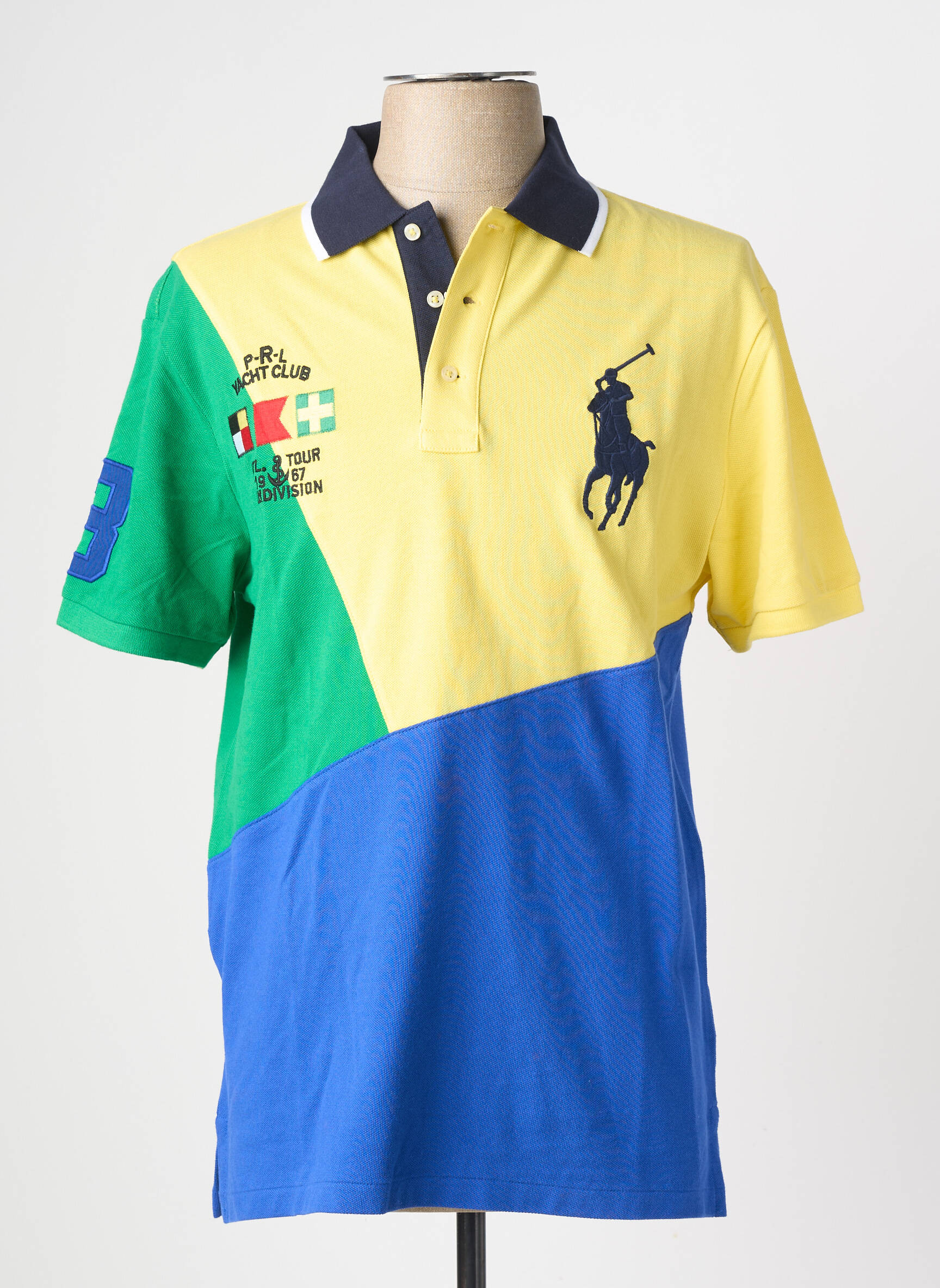 Polo tamprumas trumpas rankovės mėlyna RALPH LAUREN vyras